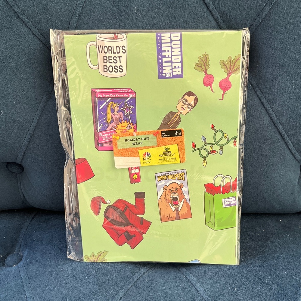 Dunder Mifflin Holiday Gift Wrap